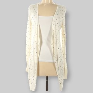 Cache long sleeve  cardigan